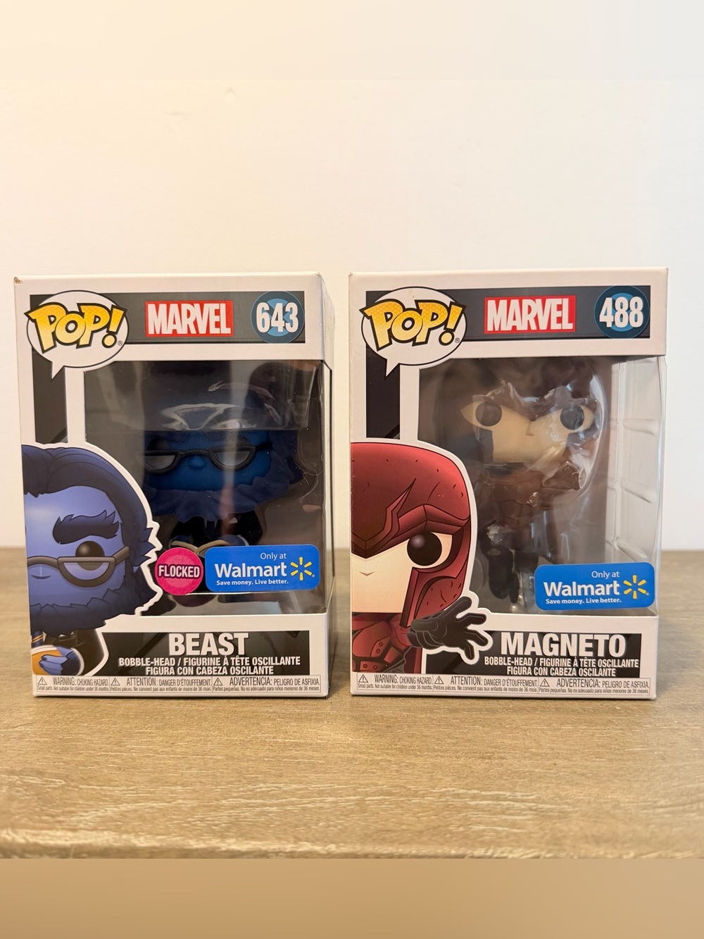 Magneto & Beast Marvel X-Men Funko Pop set of 2
